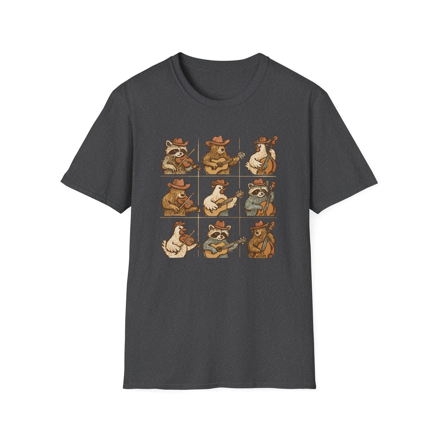 Whimsical Animal Band T-Shirt