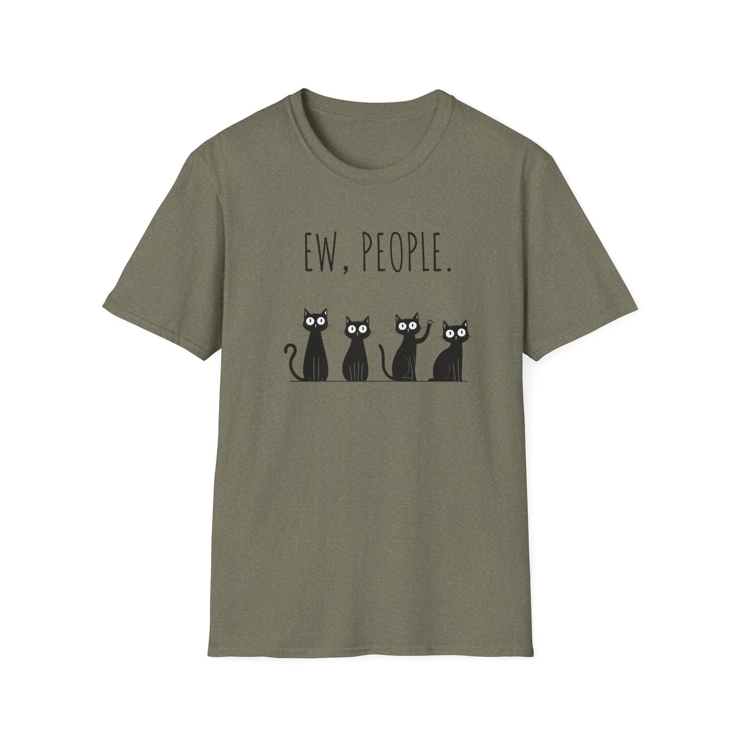 Ew People With Black Cats T Shirt