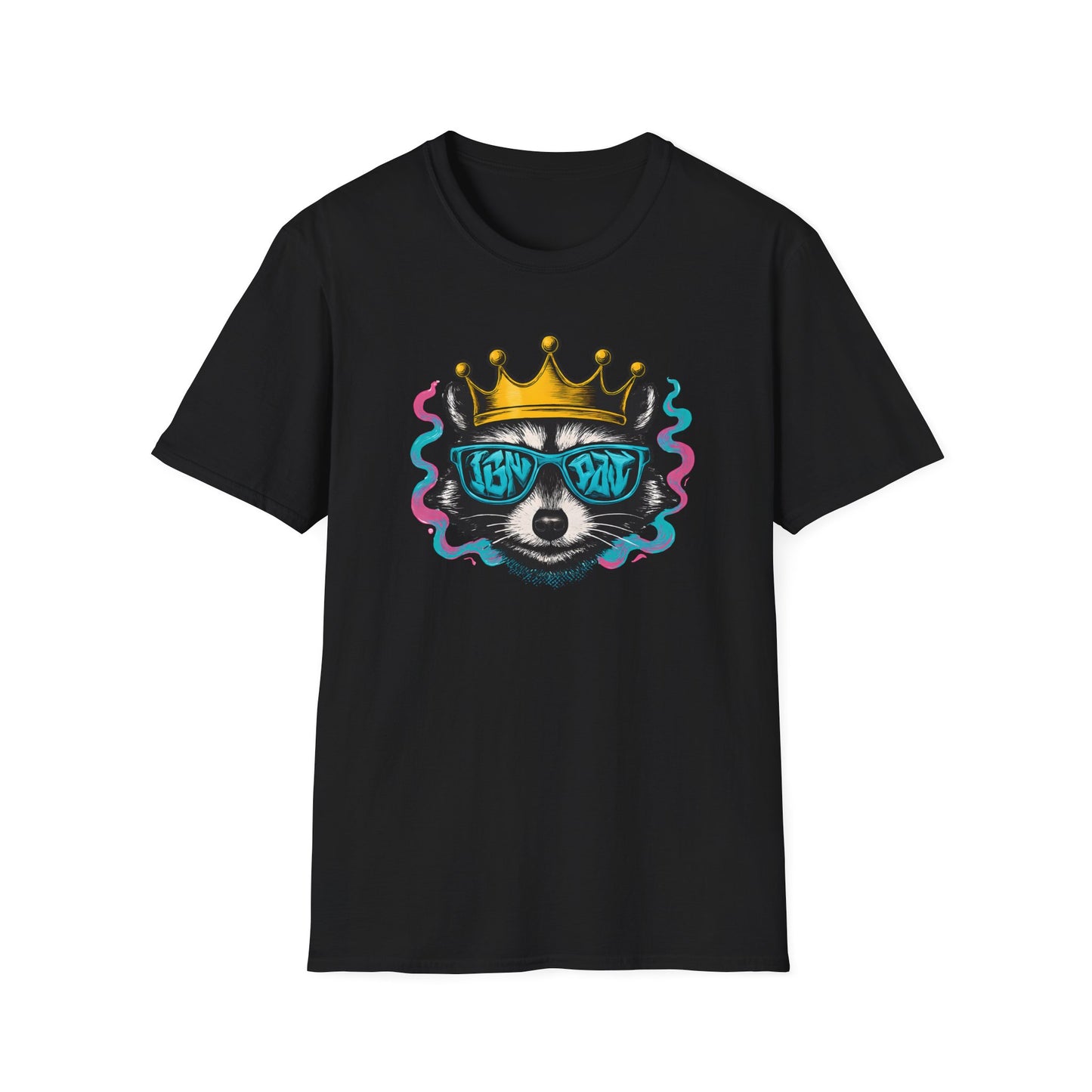 Silly Raccoon With Crown T Shirt
