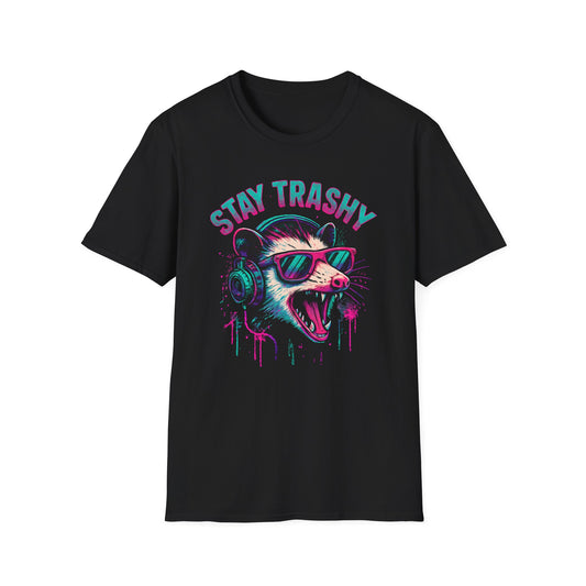 Stay Trashy Vivid Colored Opossum T Shirt
