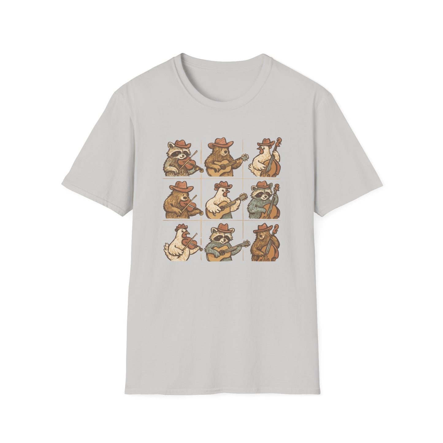 Whimsical Animal Band T-Shirt