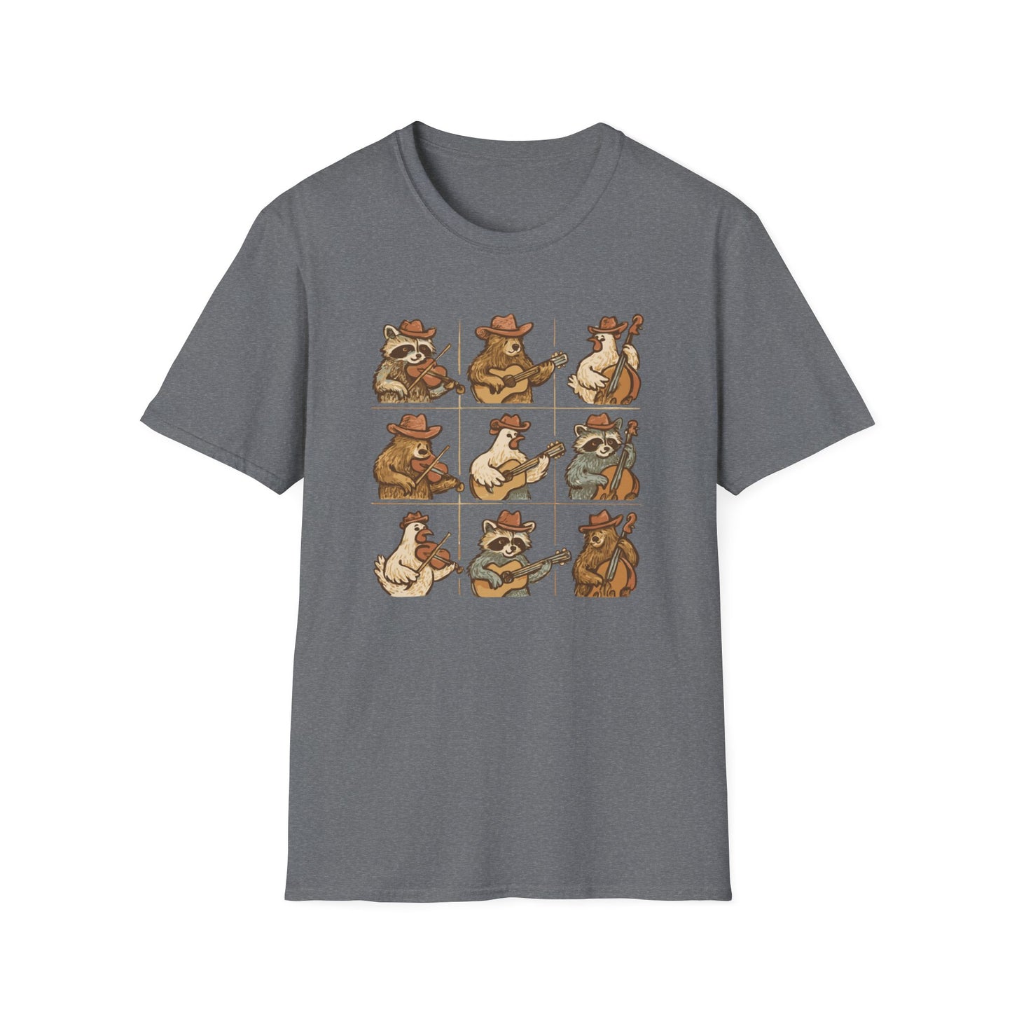 Whimsical Animal Band T-Shirt