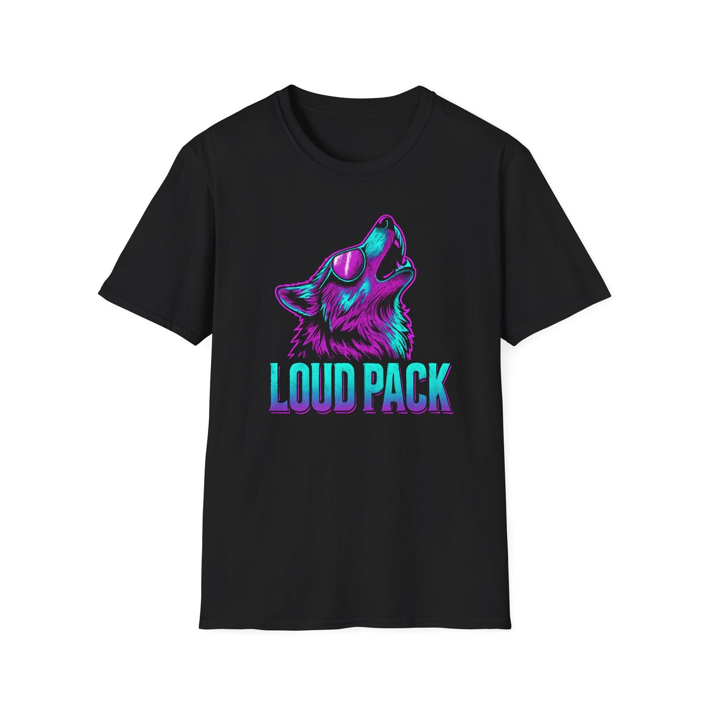 Loud Wolf  Pack T Shirt