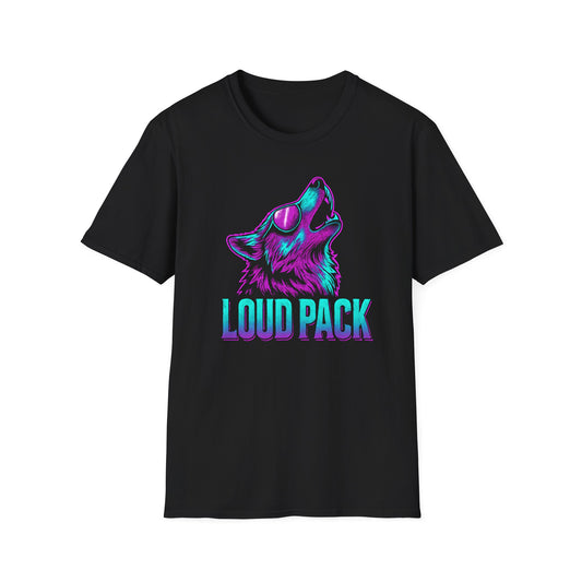 Loud Wolf  Pack T Shirt