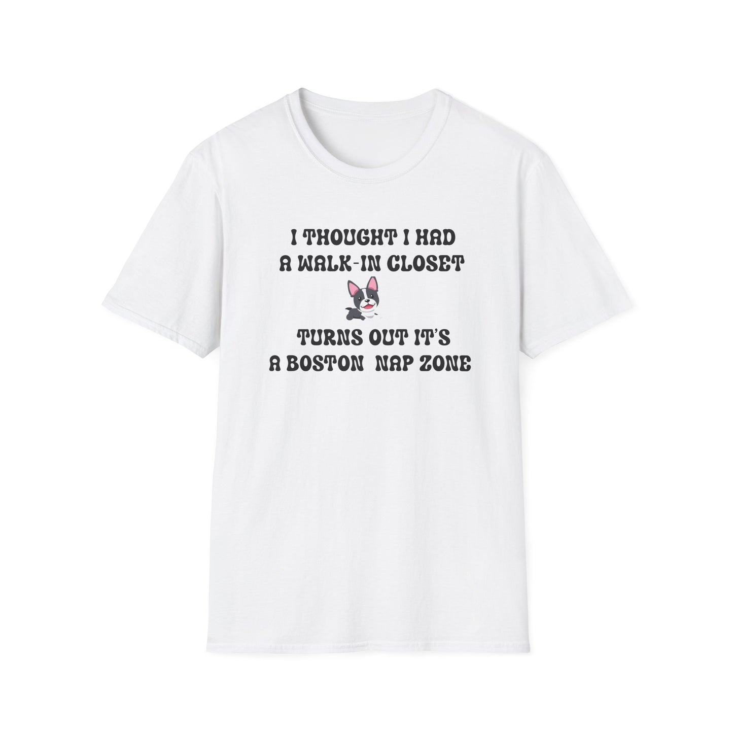 Boston Terrier Nap Zone T Shirt