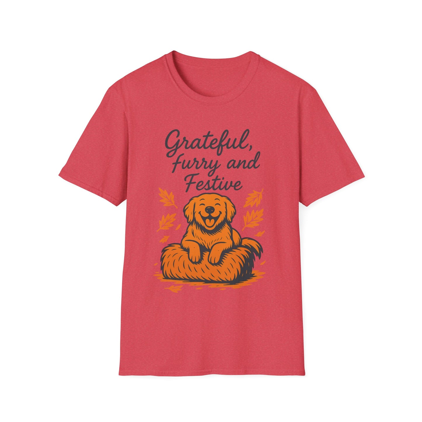 Grateful, Furry and Festive Dog T Shirt