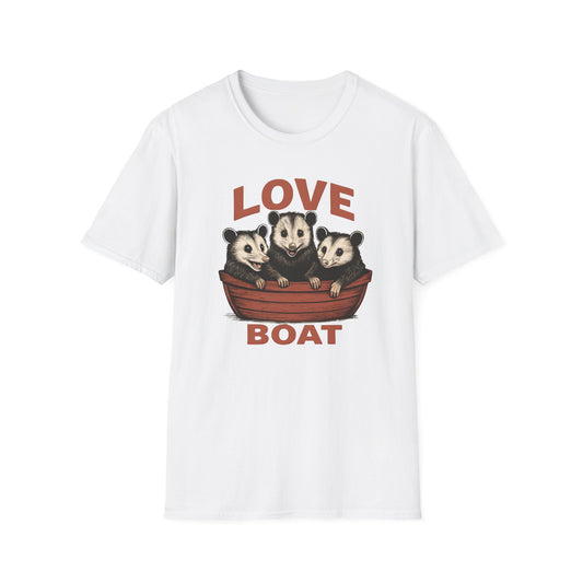 Raccoon  Love Boat T Shirt