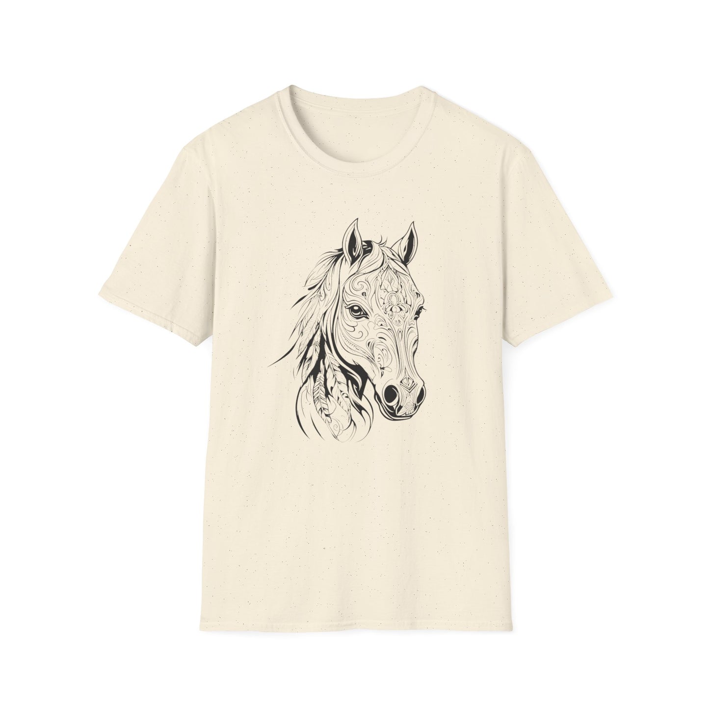 Detailed Mandela Pony Head T Shirt