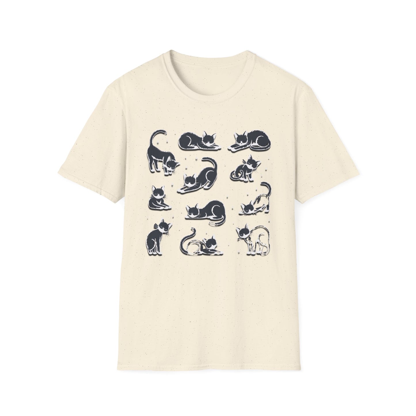 Cats In Playful Postures T Shirt
