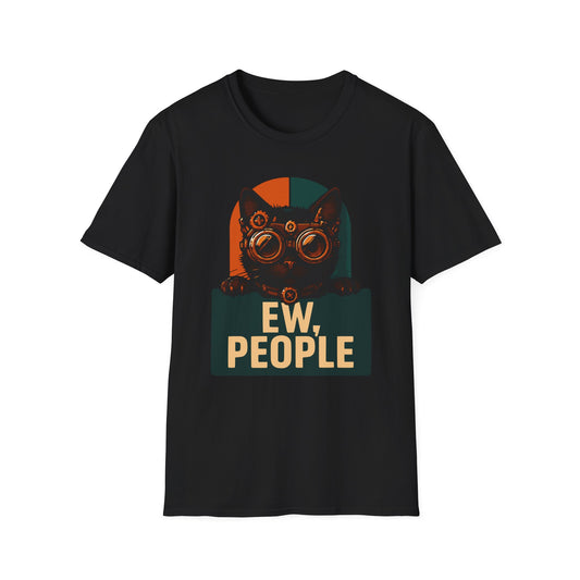 Ew People Steampunk Cat T Shirt