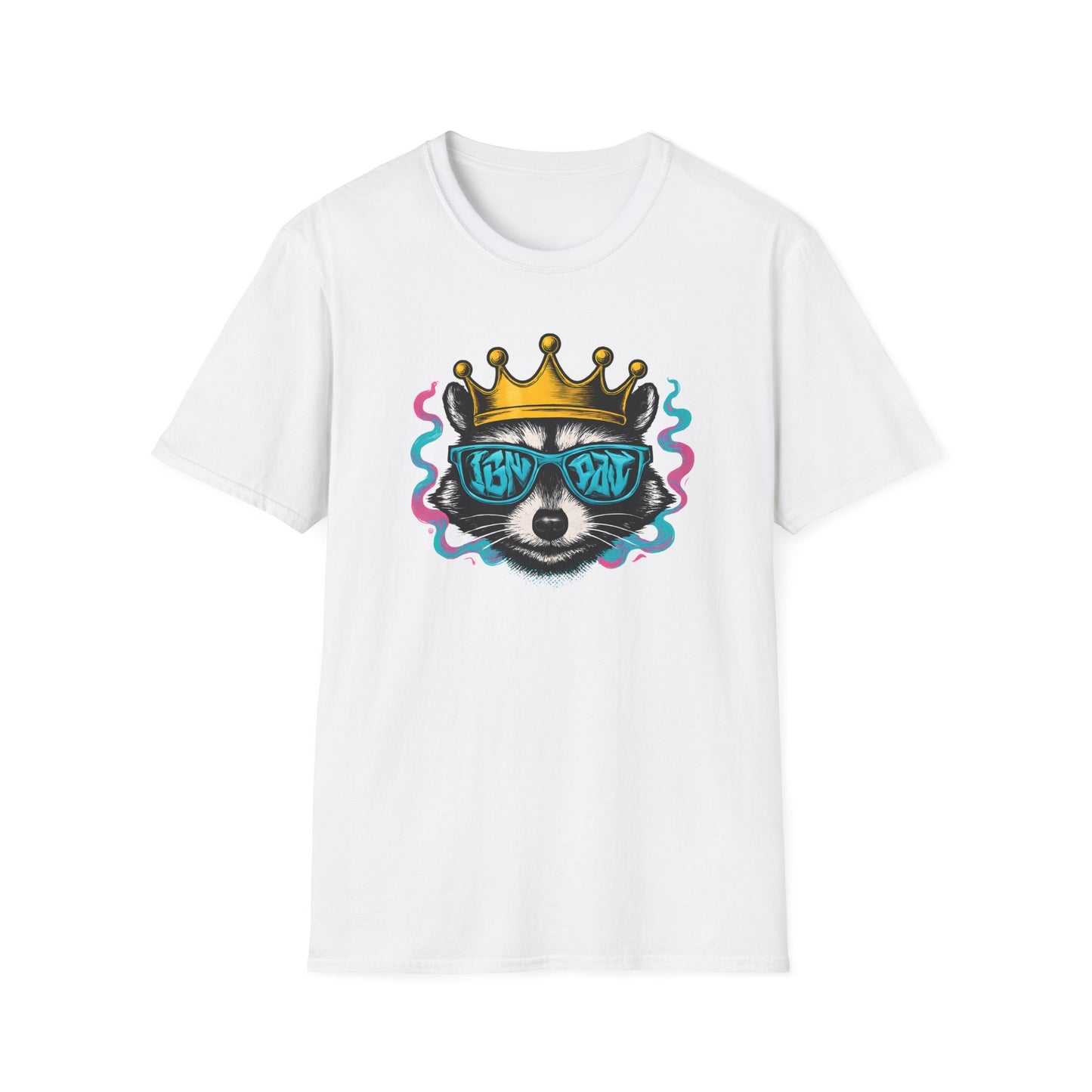 Silly Raccoon With Crown T Shirt