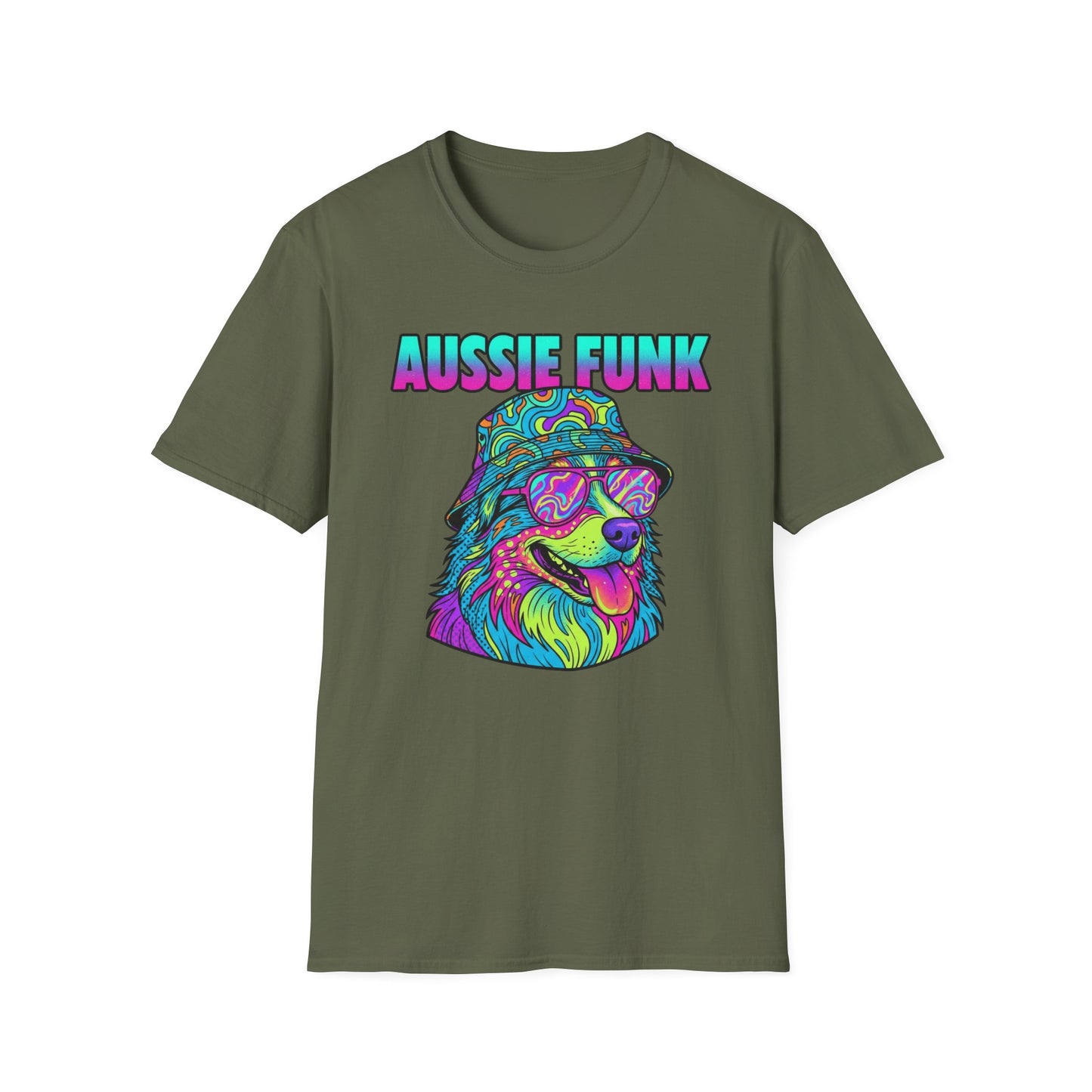 Aussie Funk Psychedelic Colors T Shirt
