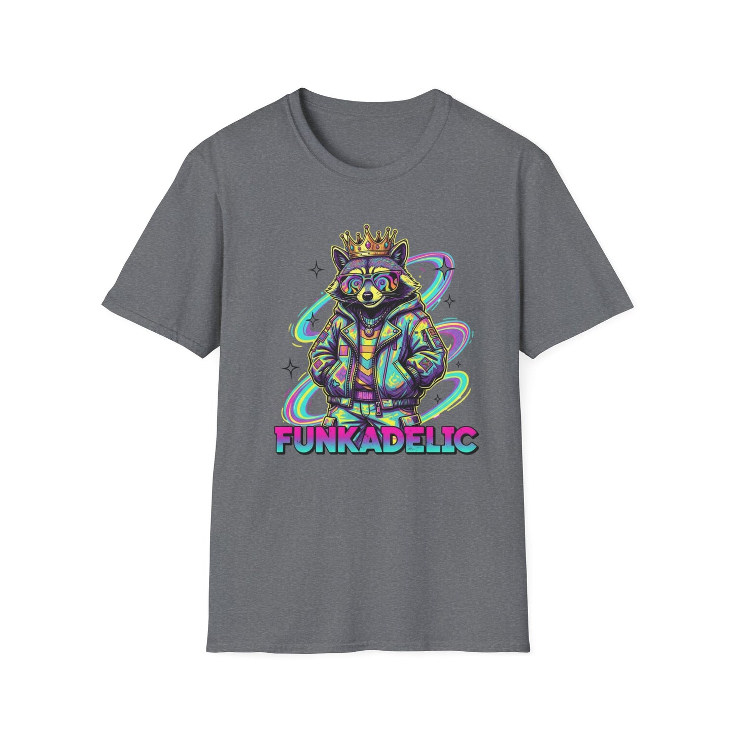 Funkedelic Raccoon With Sunglasses and Jacket T Shirt