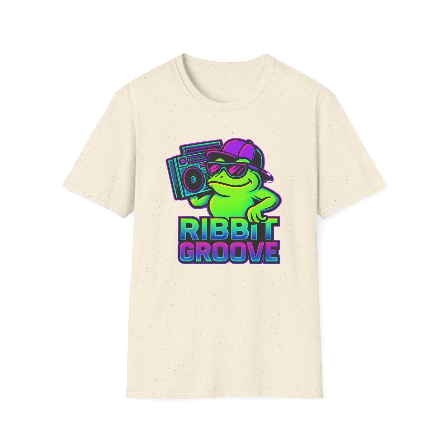 Ribbit Groove Frog With Boom Box T Shirt