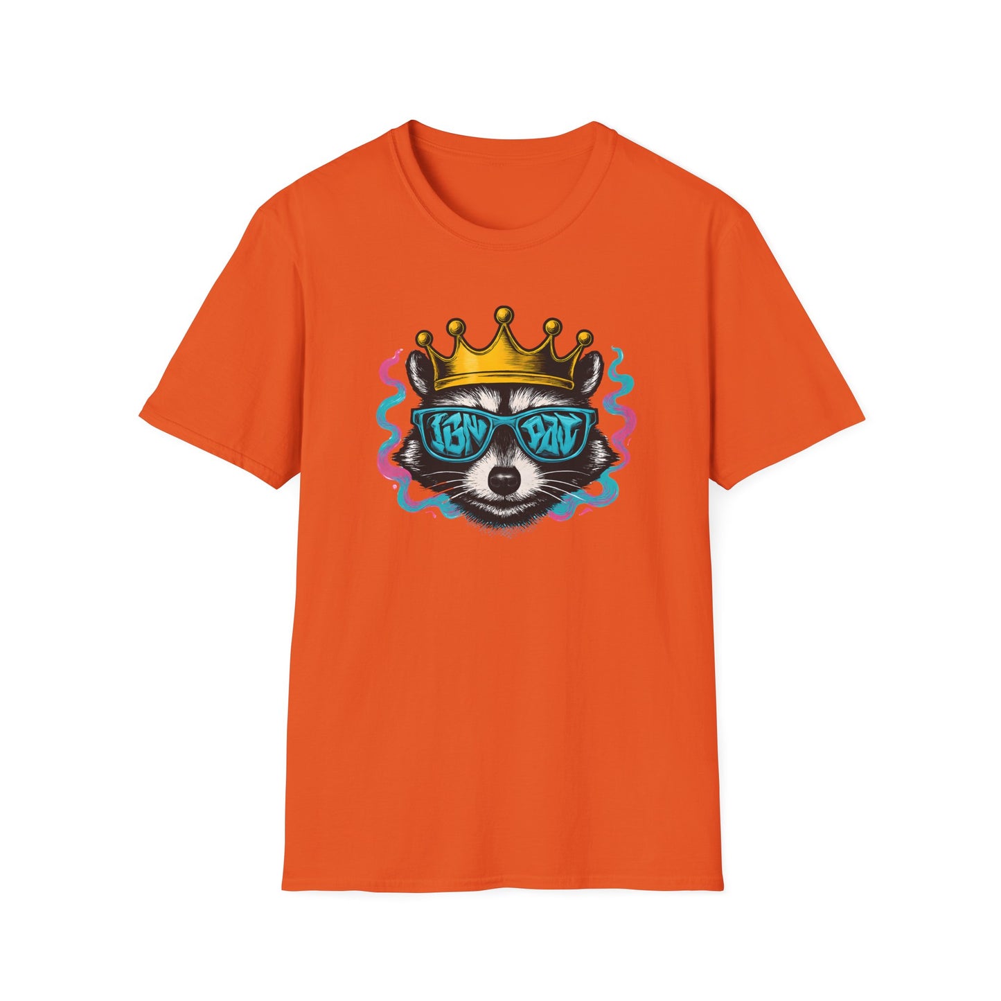 Silly Raccoon With Crown T Shirt