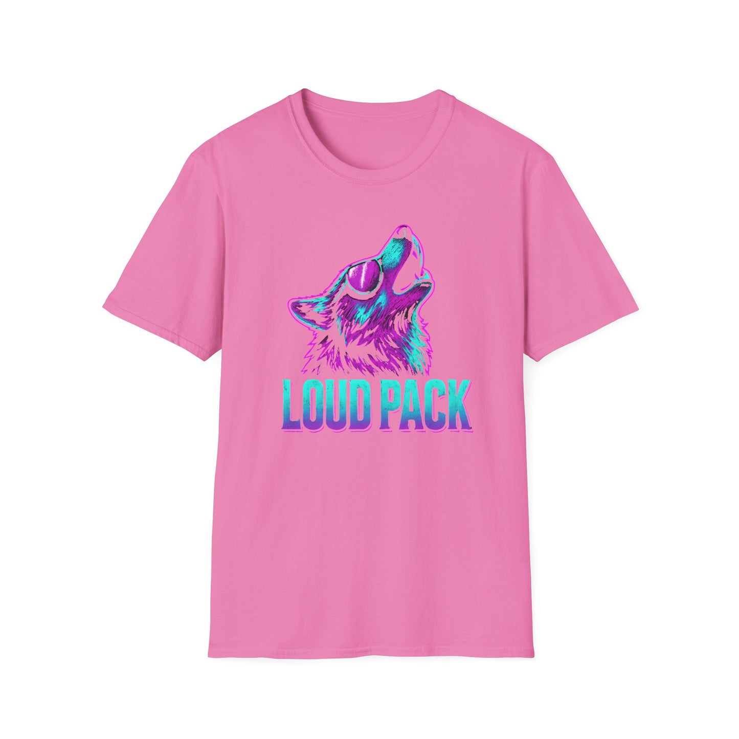 Loud Wolf  Pack T Shirt