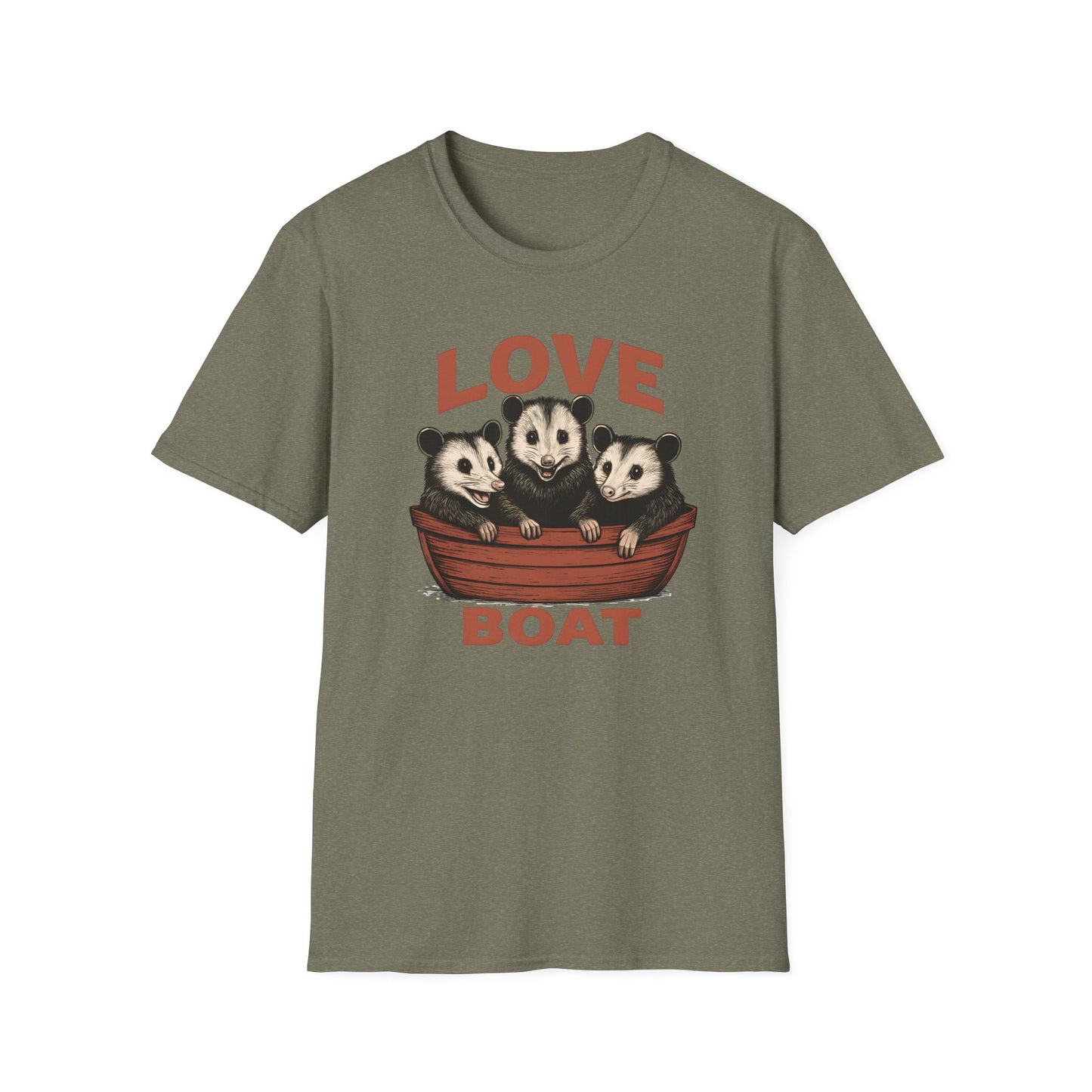 Raccoon  Love Boat T Shirt