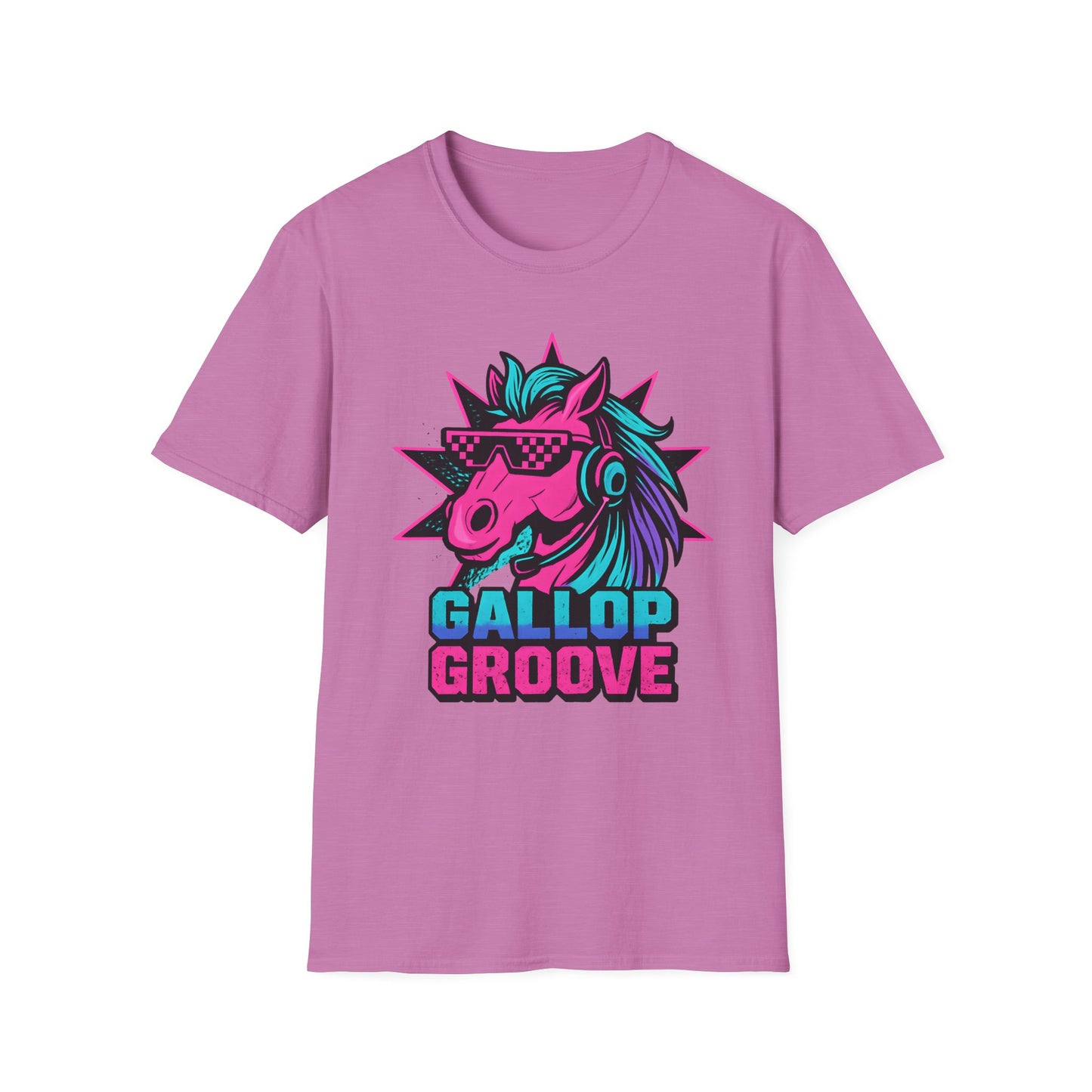 Gallop Groove Vibrant Colors Horse T Shirt