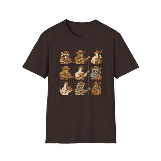 Whimsical Animal Band T-Shirt