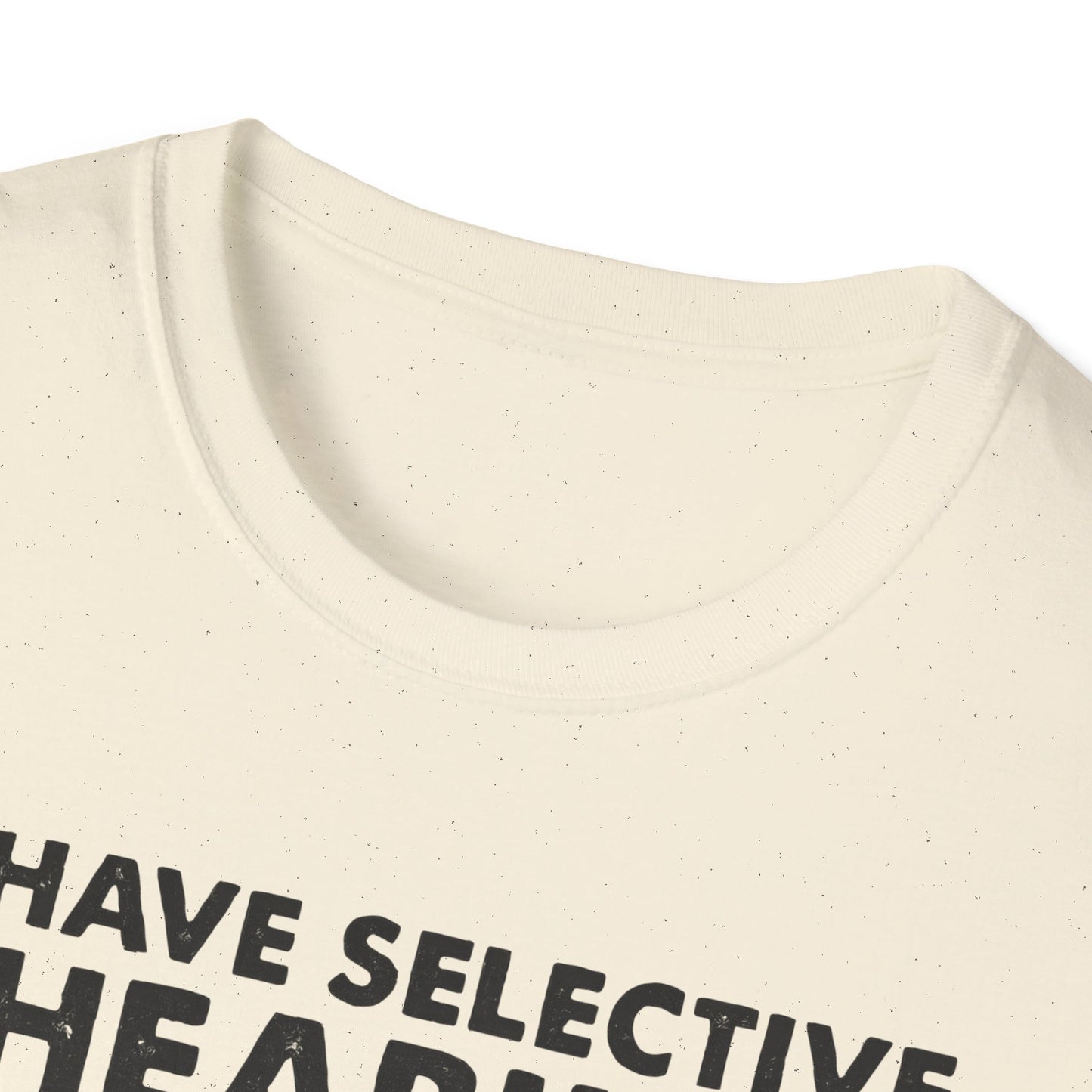 I Have Selective Hearing Cat Grunge Retro T Shirt